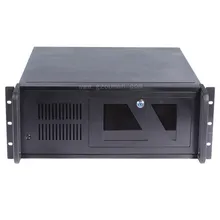 4U montagem em rack de 19 polegadas Industrial Computer Chassis com Rack Design anti-choque HDD