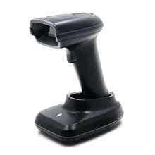Scanner de code-barres sans fil rechargeable avec support Bluetooth et code QR