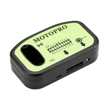 เครื่องโปรแกรมกุญแจรถจักรยานยนต์แบบใช้ PC ของ Motopro รองรับการอ่านและเขียนทรานสปอนเดอร์ การคำนวณรหัส PIN และการโปรแกรมกุญแจ