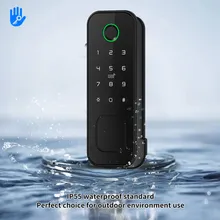 Ttlock Smart Lock - Schlüssellose Zugangstür mit Fernzugriff, APP-Steuerung, RFID, Passwort und Unterstützung für Backup-Schlüssel