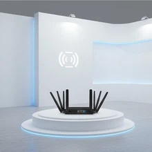 Router completo con crittografia VPN sicura per reti private e lavoro remoto