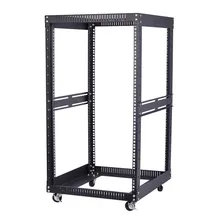 12u 14u Server Rack Offenes Gestell mit Rollen 4 Post Schnelle Montage 19 Zoll Datenrack