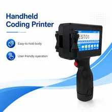 Handheld-Codiermaschine Tintenstrahldrucker für Barcode-Text und Verpackungsdruck