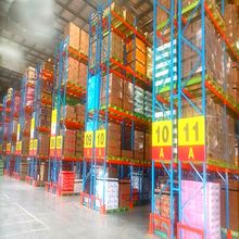 Rack a paletta selettivo per magazzino, rack di stoccaggio pesante, rack in acciaio