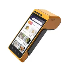 Ep600 Máquina POS Sistema POS Portátil Leitor NFC Inteligente Terminal Portátil com Tela Sensível ao Toque POS Móvel com Impressora de Recibos