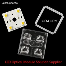 10W 4 LEDs à Prova d'Água 5050 Módulo de Lente de PCB para Kit de Retrofit de LED