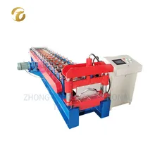 Machine de formage de tuiles à rouleau pour le faîtage de toit avec système de contrôle automatique Machine de formage de tuiles à rouleau pour le faîtage de toit avec système de contrôle automatique