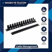 1u 19 Zoll Horizontal Rack Mount Kabelmanager 12 Slots Stahl Kabelmanagement Tray für Server Rack Datenzentrum