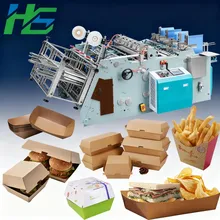 Karton Dikey Üretim Makinesi Karton Kutu Paketleme Makinesi Hızlı Gıda Kutusu Yapma Makinesi
