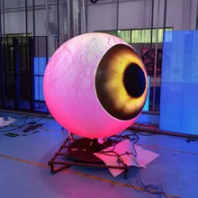 Größe anpassen P2.5 LED Video Ball 1 Meter Durchmesser Kugel LED Anzeige Unregelmäßige Form LED Bildschirm Mobile Steuerung