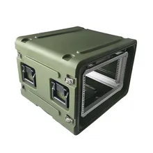19 Estuche de montaje en rack anti choque para computadora de 19 pulgadas