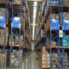 Pallet Rak Pilihan Tingkat Kedua Mezzanine Pintu Angkat Otomatis di Ujung Meningkatkan Efisiensi untuk Rak Gudang Rak Penyimpanan Berat Rak Baja