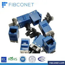 FTTH RJ45 Keystone Jack CAT6/Cat5e Gereedschapsloze Netwerkmodule