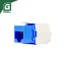 Geteknet OEM ODM Rj11 Modulo Telefonico Cat3 Modulo Voce Tipo Vite Placcato Oro 4-Core Modulo Telefonico Informativo di Classe III Jack Keystone