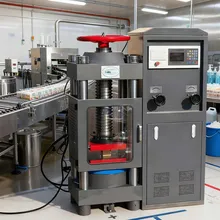 Macchina per prove di compressione idraulica del calcestruzzo, macchina per prove su cubi