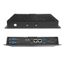 Ventilatorloze Mini PC Intel I5 I7 Windows Embedded Box PC Industriële Computer