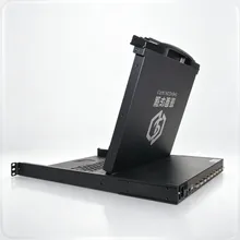 Commutateur KVM multi-switching avec écran LCD de 19 pouces et design rackmount