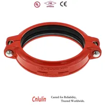 Installazione Rapida Veloce Giunto Rigido per Tubo Scanalato per Sistema di Sprinkler Antincendio