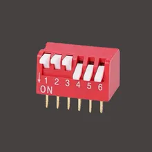 Structure de codage multi-position performance électrique continue fiable interrupteur DIP