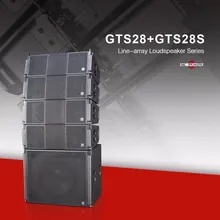 Sistema de Áudio de Array de Linha com Alto-Falante de 8 Polegada e Subwoofer de 18 Polegada