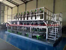 Sistem Penimbangan Otomatis Bubuk Mesin Pencampur Pengendalian PLC Mesin Pengolahan Karet