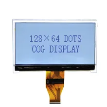 ホワイトLEDバックライトLCDグラフィックス 128*64 FSTN LCDディスプレイモジュール フィットネス機器用