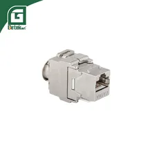 Geteknet Netzwerkzubehör Verbindungsmodul geschirmtes FTP STP CAT6A CAT6 RJ45 LED Anschlussadapter LED Keystone Buchse