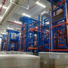 Sistem Rak Shuttle Otomatis untuk Penyimpanan Paket Makanan di Gudang Penggunaan Industri