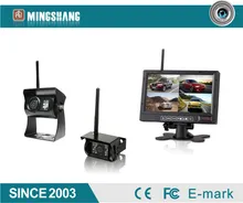 7 インチクアッドワイヤレスカメラシステム