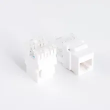 Modulo Jack Keystone schermato RJ45, compatibile Cat5e/CAT6, prestazioni successive 5.8db, nuovo materiale per PC