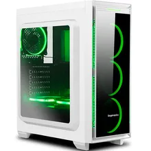 Transparente Glas-Seitenplatte RGB-Licht Matx Computergehäuse