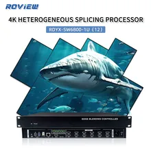 4K Controllore Creativo da Parete 12output Supporta Controllo Remoto Infrarossi, Smartphone, Tablet, Computer