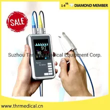 Monitor di Saturazione dell'Ossigeno nel Sangue SpO2 O2 Pulsossimetro per Dito Sensore di Ossigeno per Dito