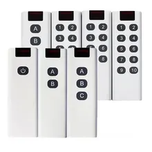Luz Indicadora LED Controle Remoto Sem Fio RF Personalizável de Longa Distância
