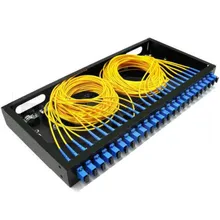 12 Poort SC LC 19 Inch Rack Mount Glasvezel Patchpaneel