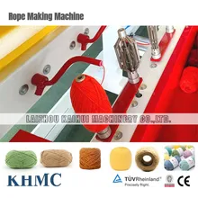 Macchina avvolgitrice per palline di corda in plastica resistente