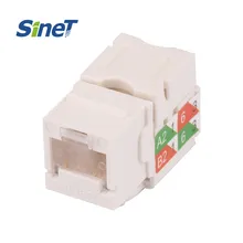 네트워크 RJ45 모듈러 잭 CAT6 RJ45 여성 키스톤 잭