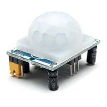 Módulo de Sensor de Movimento PIR Ajustável de PCB Azul Hc-Sr501 para Projeto Arduino