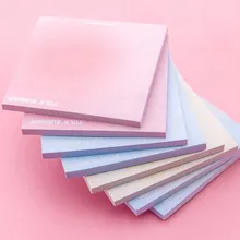 โน้ตติดที่น่ารักแบบกำหนดเองราคาถูก สีไล่ระดับการออกแบบที่เรียบง่าย