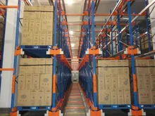 Geautomatiseerd Opslagsysteem Semi-Automatische Rek FIFO Systeem Magazijn Shuttle Systeem Pallet Shuttle Rek