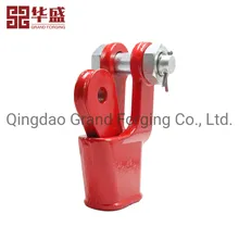 Hardware de rigging tipo cerrado forjado para cuerdas de alambre con socket de cuña