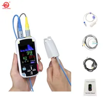 Günstiger tragbarer medizinischer Handheld-Puls-Oximeter mit Erwachsenen SpO2 Sensor