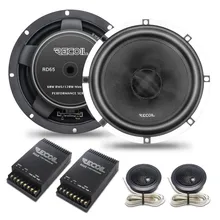 Kenar Rd65 Performans Serisi 6.5-Inch Araç Ses Bileşen Hoparlör Sistemi