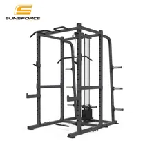 Halb-Squat-Rack Langhantel-Rack Kraftmaschine Multifunktionales Power Rack
