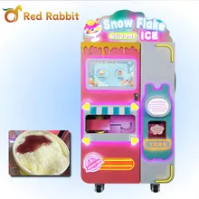 Máquina de Gelo Snowflake Eficiente em Energia da Red Rabbit, Máquina de Cone de Gelo Confiável, Máquina de Bingsu