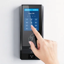 CT9 Sistema di controllo accessi con lettore di schede RFID e lucchetto NFC a tastiera touch screen CT9 Sistema di controllo accessi con lettore di schede RFID e lucchetto NFC a tastiera touch screen