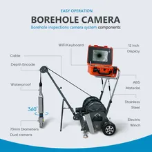 Diepe Waterput Inspectie Hoge Resolutie Waterdichte Boorgat Camera Systeem