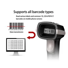 Scanner di codici a barre portatile per la gestione dell'inventario wireless ad alta velocità e lunga distanza