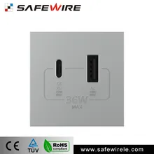 F1036 Enchufe USB Enchufe Modular Caja de Suelo