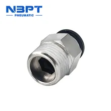 Kompatibilität PC-R Messing R-Gewinde Schnellanschluss Pneumatikfitting für Schleifmaschine